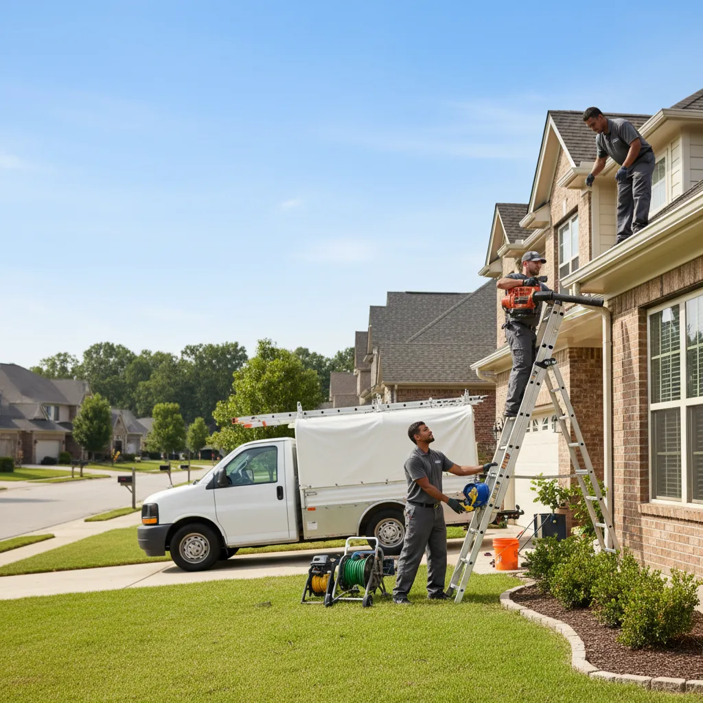 Home Gutter Service in Industry, TX near me